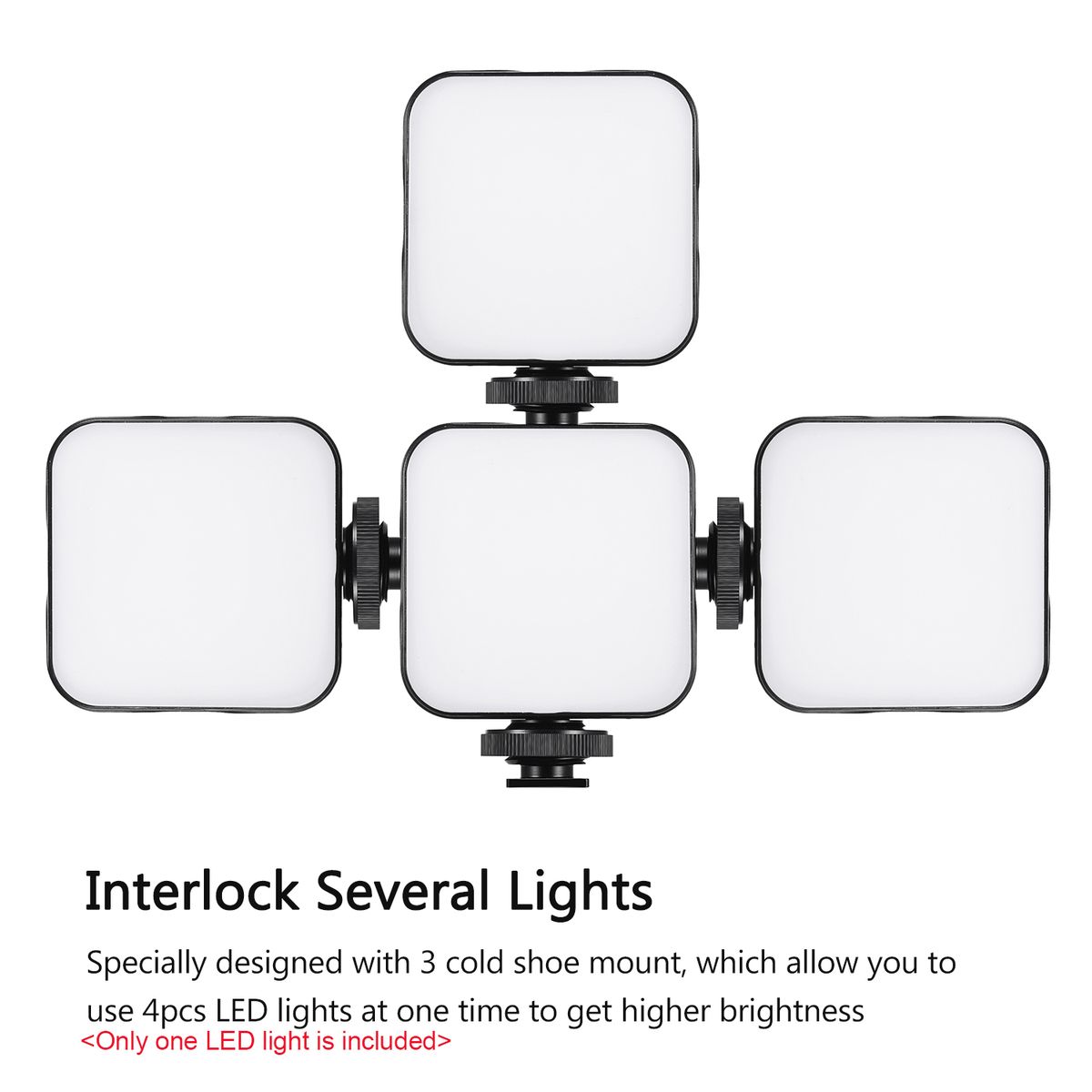 Mini LED Video Light Photography Fill-in Lamp 6500K