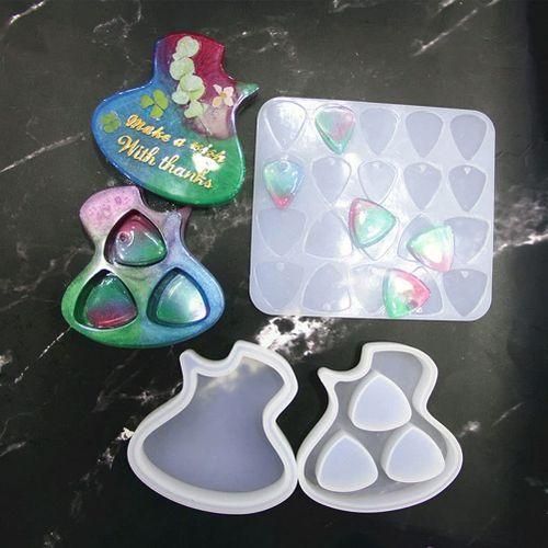 Guitar Picks & Boxes Resin Mold Silicone