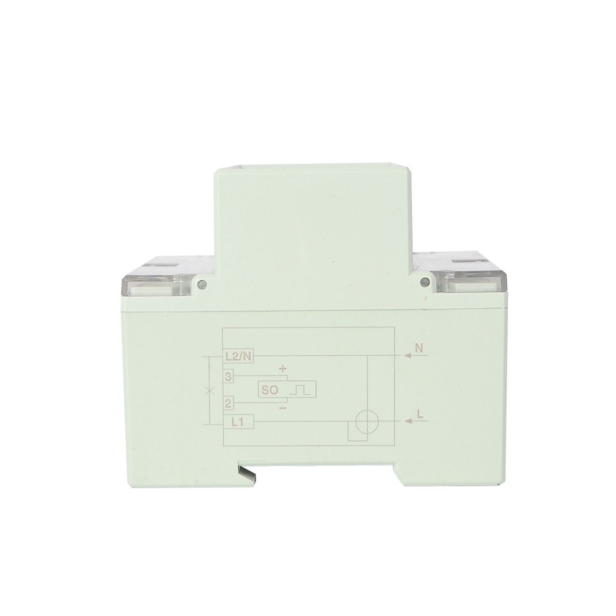 Electric Single Phase Two Wire AC 220V 100A Energy Meter KWh Counter Consumption Analog Electricity WattmeterA