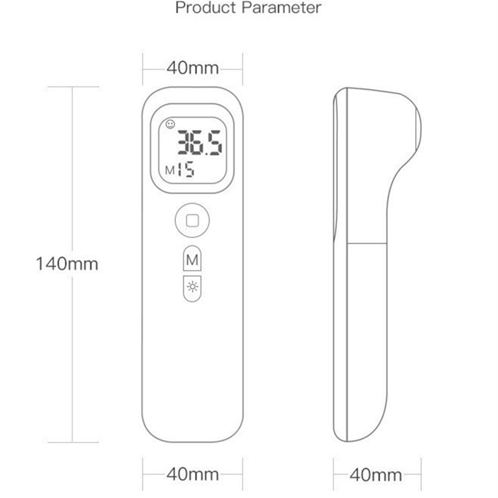 Thermometre Medical Mercurial GlThermometer Large Screen Clinical Measurement Device Fever Temperature Detection Tools