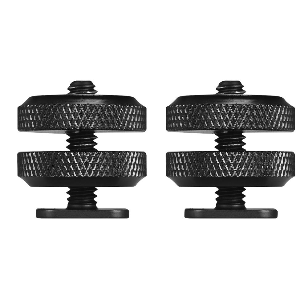 5pcs Camera Hot Shoe Mount To 1/4"-20 Tripod Screw Adapter