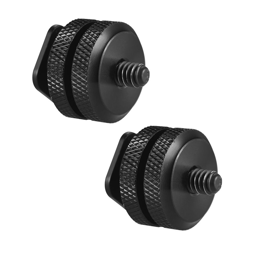 5pcs Camera Hot Shoe Mount To 1/4"-20 Tripod Screw Adapter