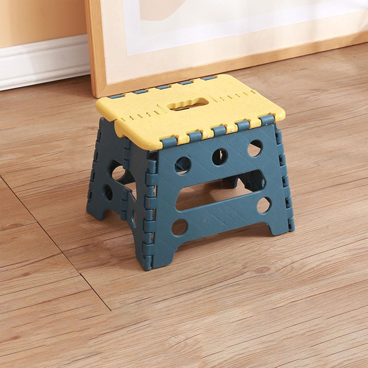 Folding Chair Compact Backpacking Chair Portable Folding Stool Blue