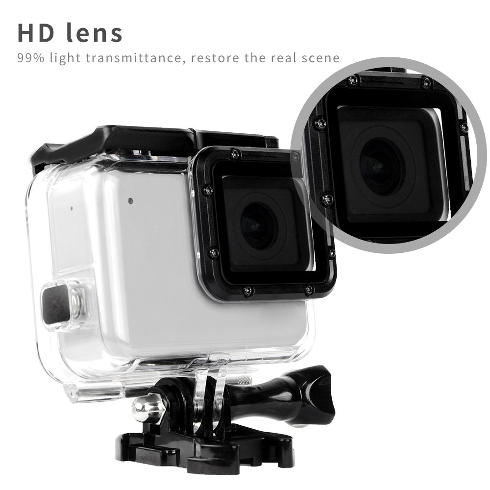 New Hero7 45m Waterproof Case Housing For Gopro Hero 7