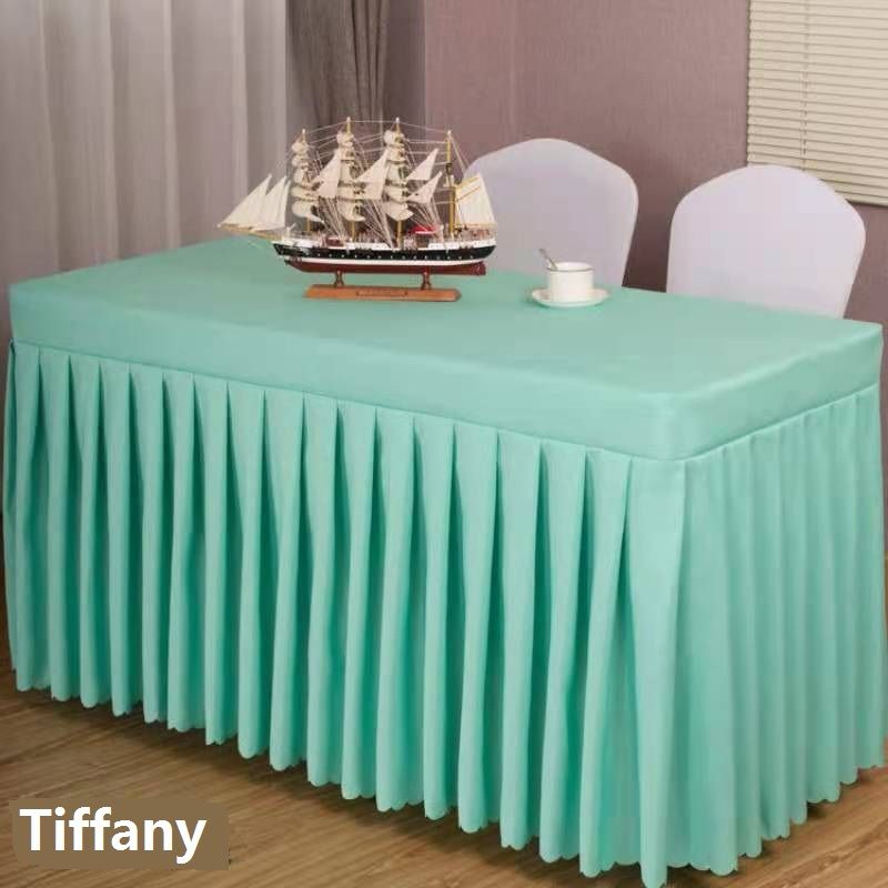Rectangular Polyester Fabric Table Cloth Tablecloth For Kitchen Dinning Party Wedding Tabletop Buffet Decoration Tablecloth Green