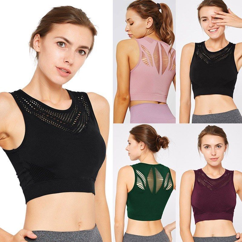 Fashion Fitness Women Yoga Tank Top Workout Bras Vest
