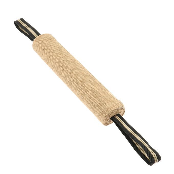 Pet Dog Play Chew Dummy Jute Biting Roll Toy Training Supplies With M