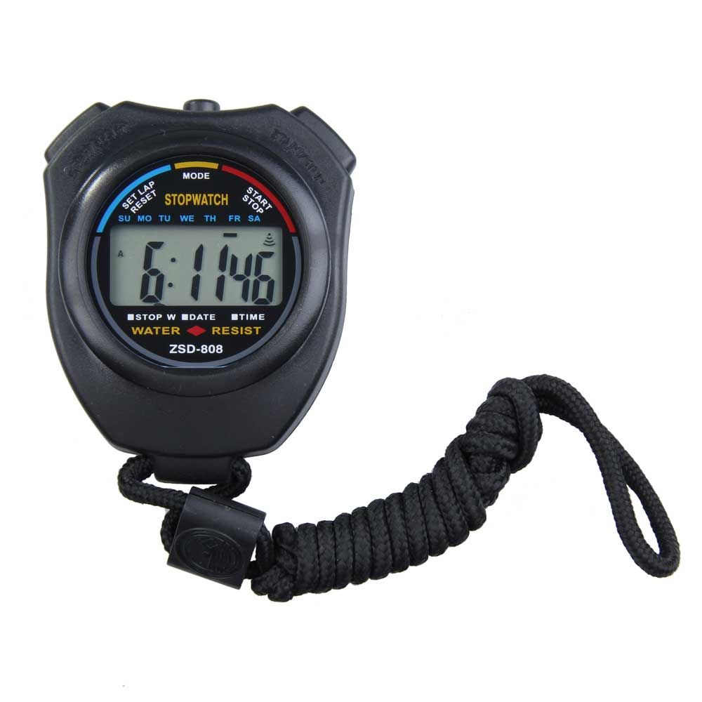 New Outdoor Sports Handheld Digital LCD Display Stopwatch