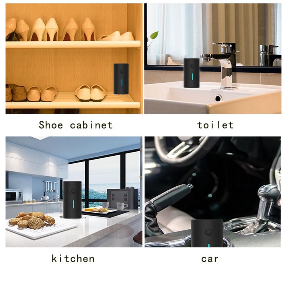 Home Air Purifier Portable Refrigerator Air Filter Desktop Smart for Car Negative Lonizer Ion Generator USB Rechargeable