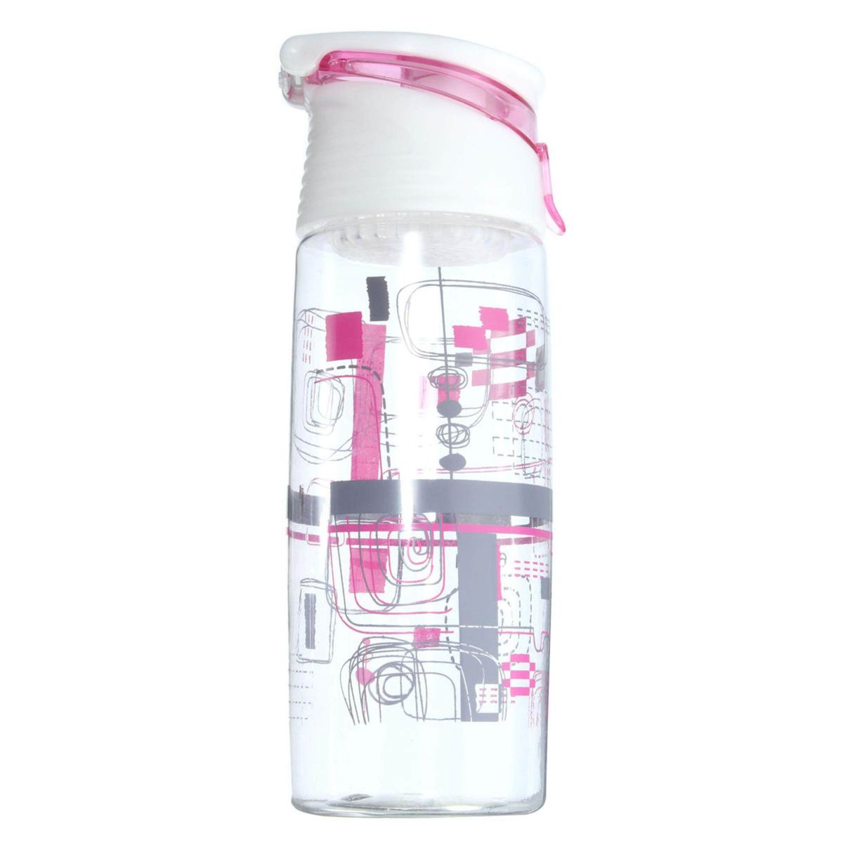 600ML School Camping Outdoor Travel Kids Water Bottle Drinks Juice Cup Container NEW Pink