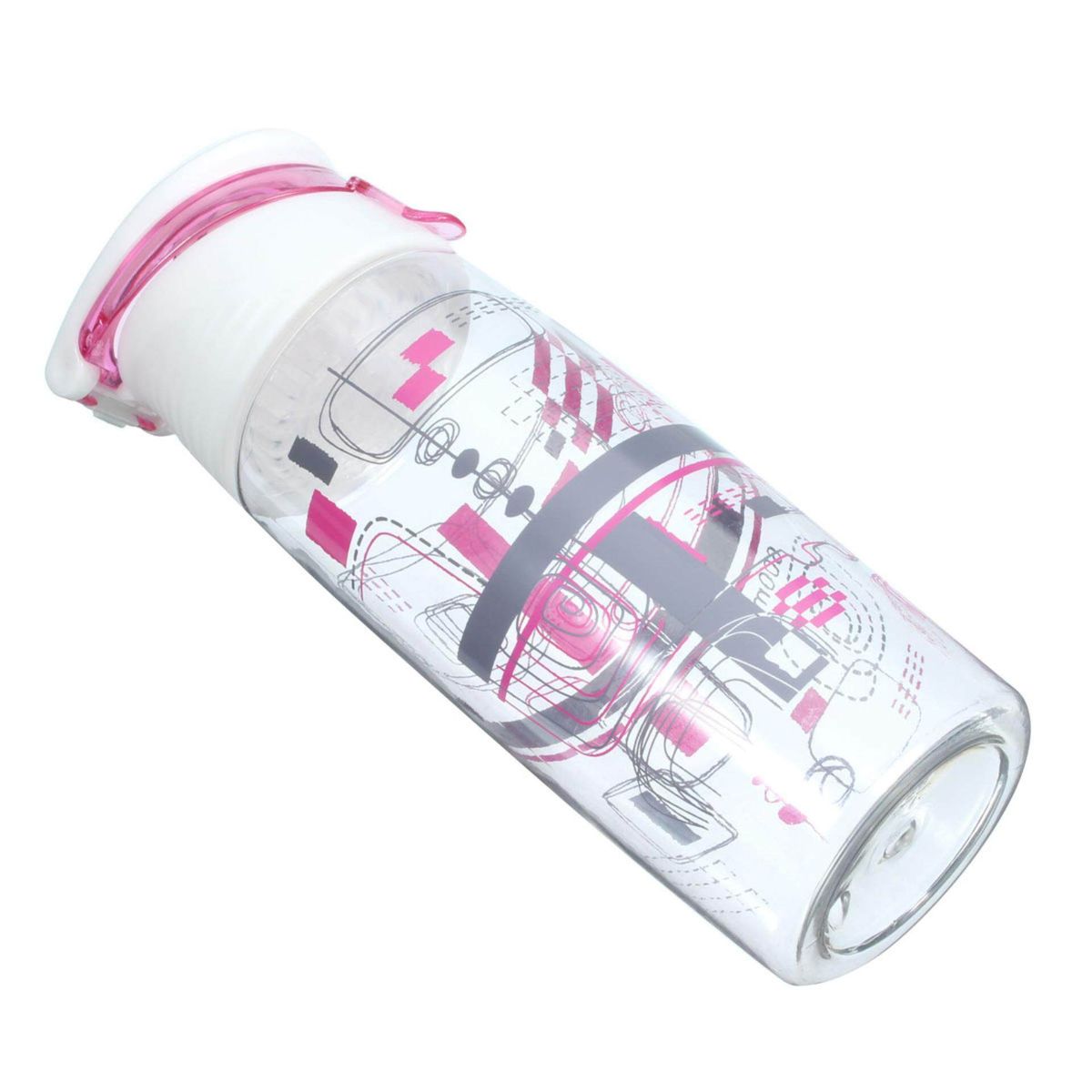 600ML School Camping Outdoor Travel Kids Water Bottle Drinks Juice Cup Container NEW Pink