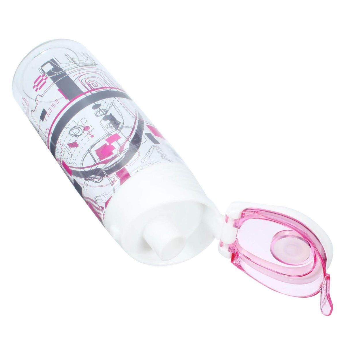 600ML School Camping Outdoor Travel Kids Water Bottle Drinks Juice Cup Container NEW Pink