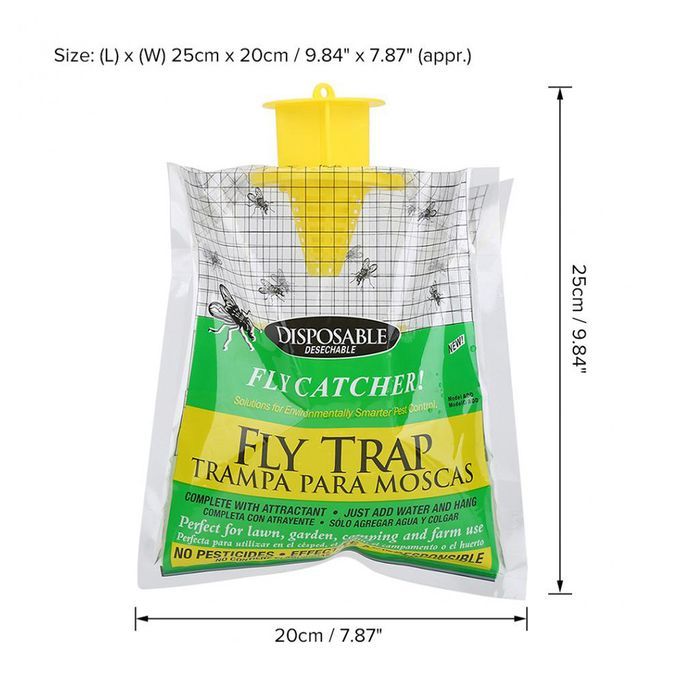 Disposable Fly Trap Catcher Practical Effective Pest