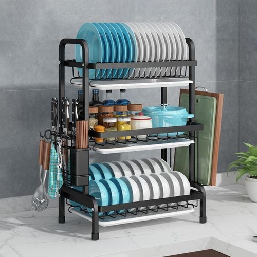 Spice Rack Organizer 3-Tier Countertop Organizer Utensil
