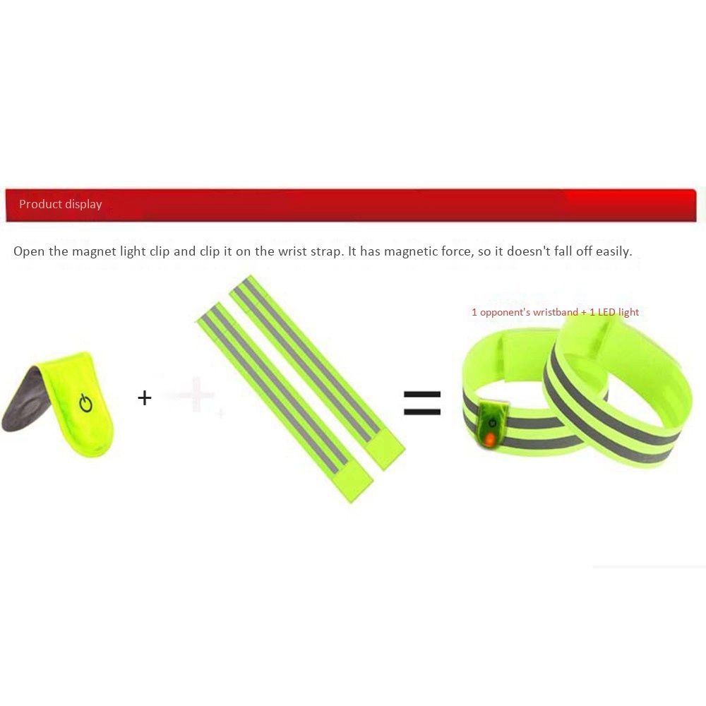 Reflective Bands For Arm Wrist Leg High Visibility