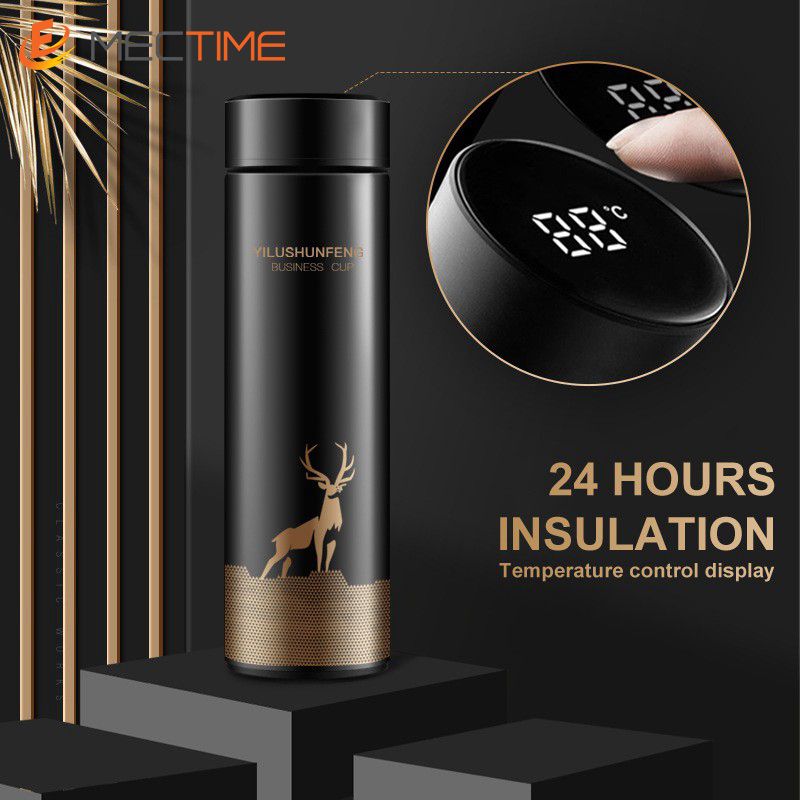 LED Digital Thermos Cup Thermos Bottle Stainless Steel 500ml