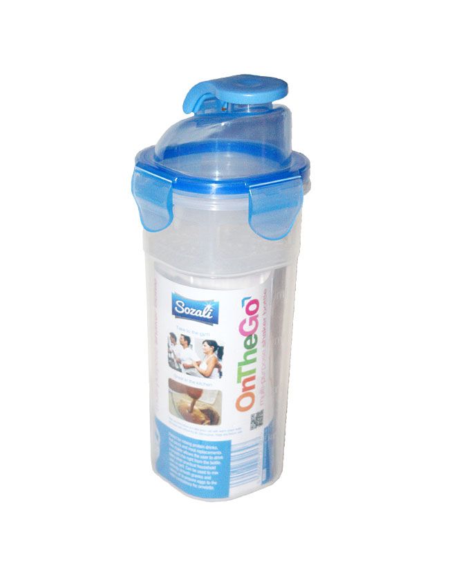 2 Pcs Sports Shaker Water Bottle