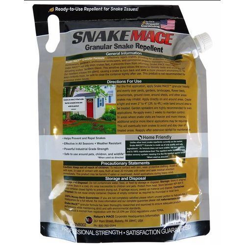 Snake MACE 3lb Granular Bag, Treats 1,500 Sq.Ft Snake  Repellent