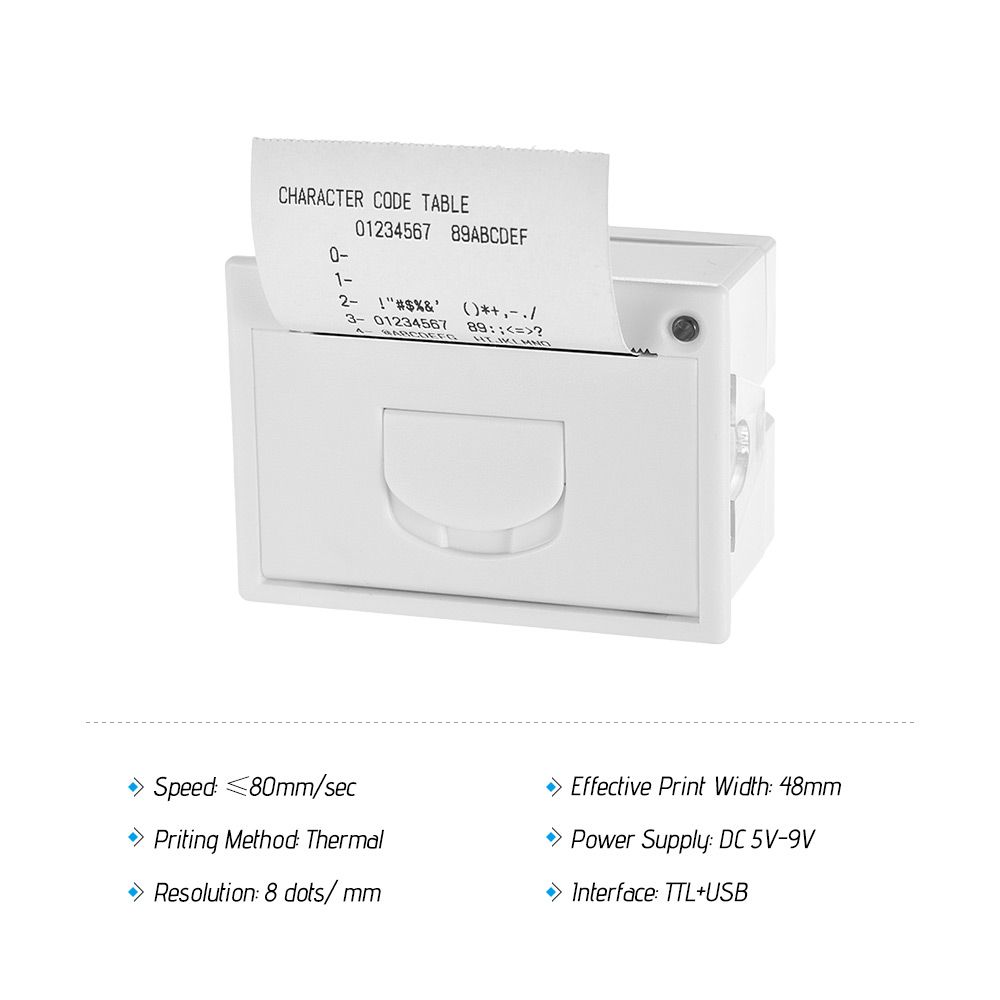 QR204 58mm Mini Embedded Receipt Thermal Printer