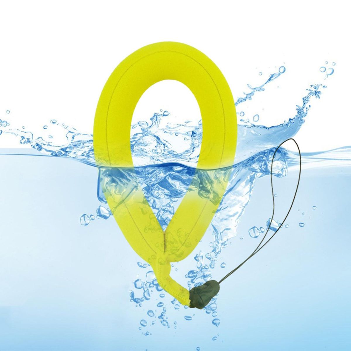 Anti-lost Device for Water Activities Waterproof Floating Wrist Strap Fluorescent Green
