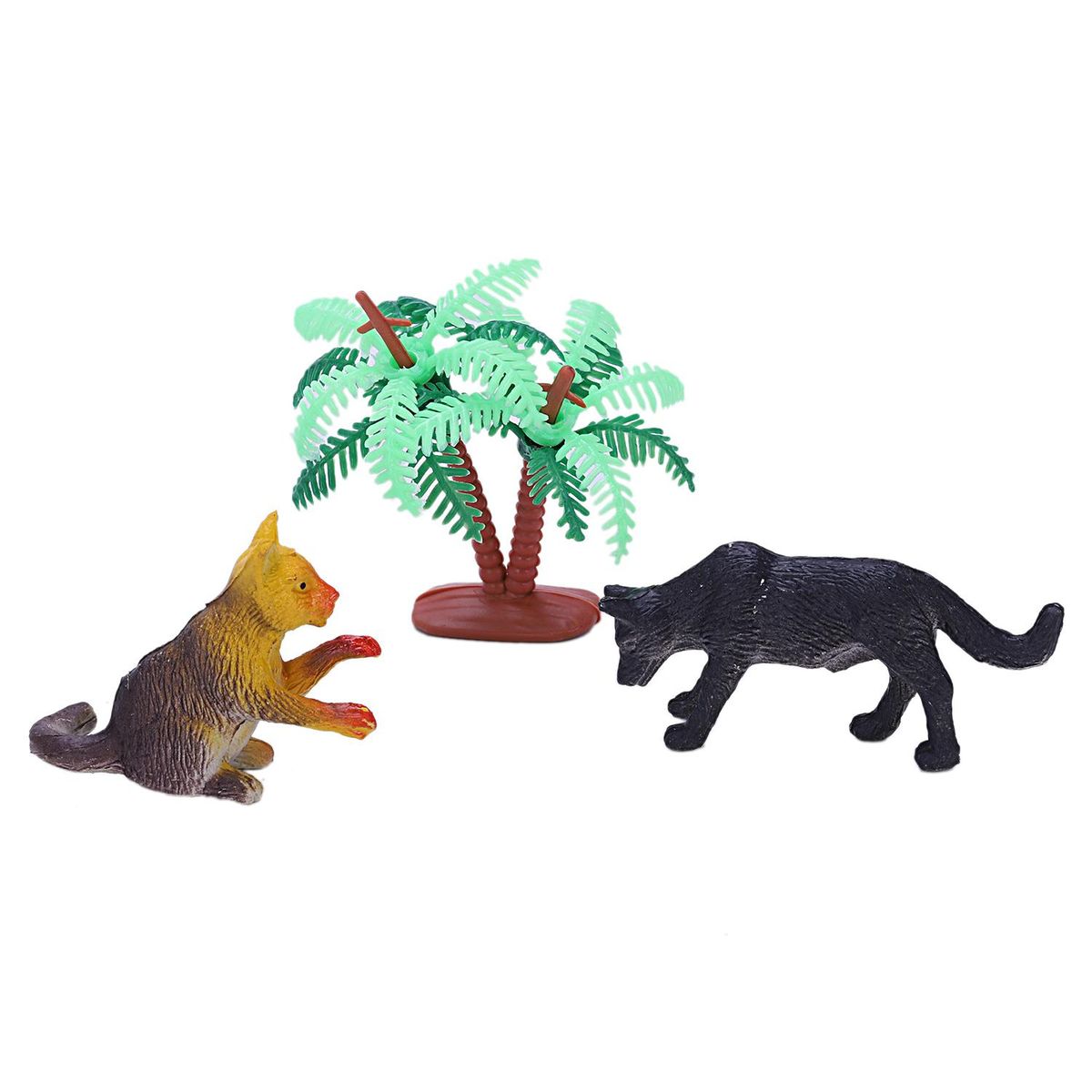 Model Plastic Animal Figure Toy Set of 12 pcs(Domestic