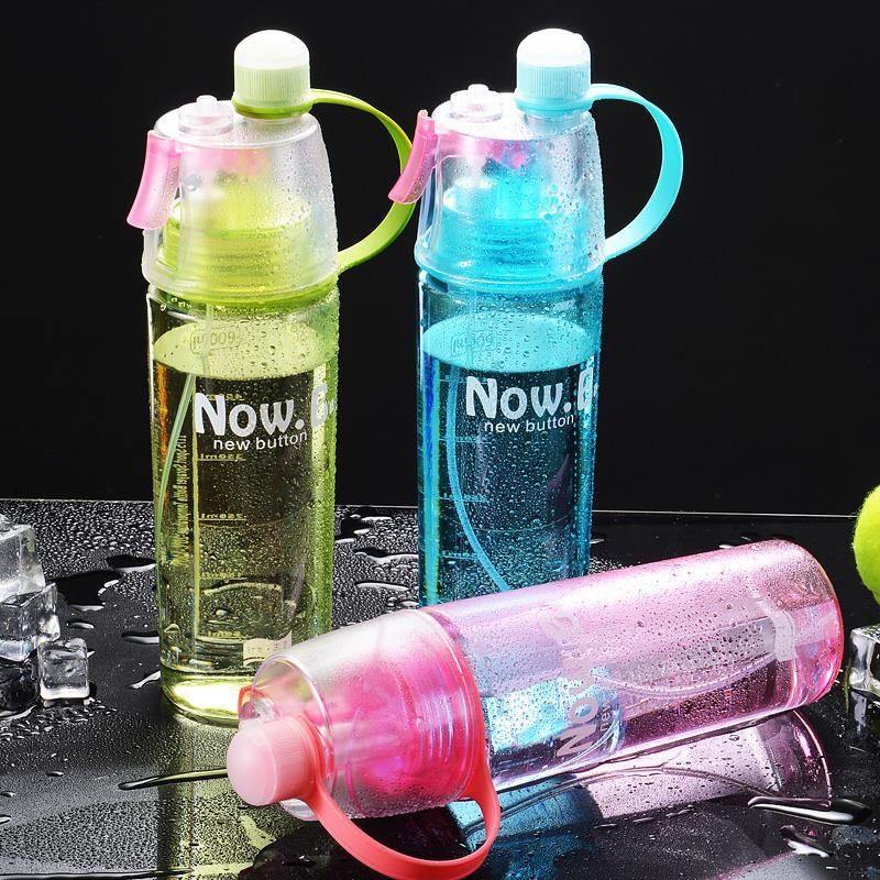 400/600ml Spray Sports Water Bottle For Kids Bpa Free Tour