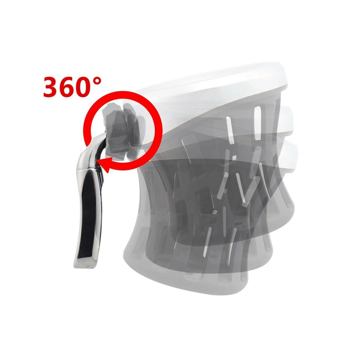 Motorcycle Handlebar Cup Holder Drink with Mesh Basket