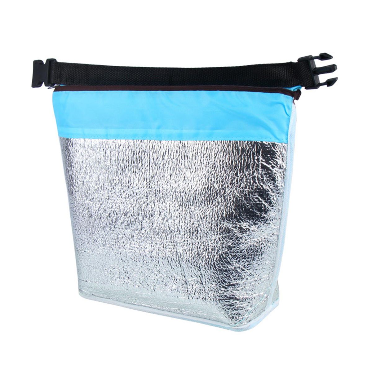 Insulated Lunch Bag School Students Thermal Bento Box Carrying Pouch Light Blue