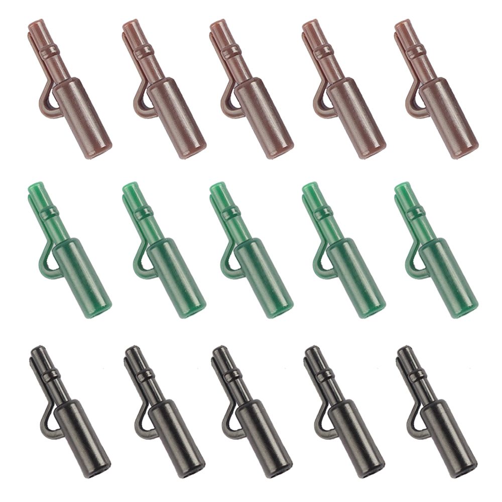 120pcs Fishing Accessories Set Safety Lead Clips With Tail