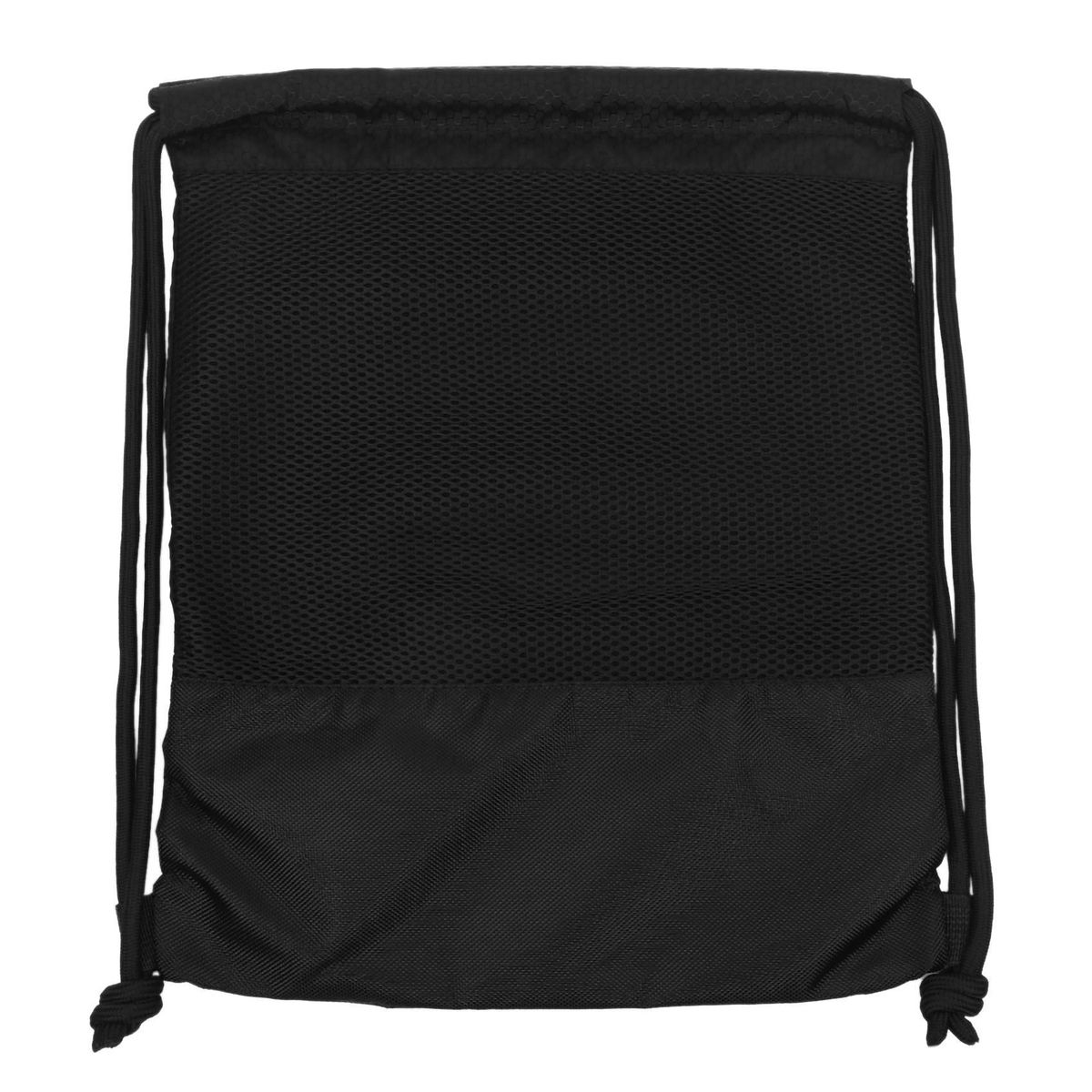 Outdoor Women Men Nylon Black Ultralight Backpack Football Basketball Bag String Drawstring Hunting Hiking Gym Sport Bags(Small)