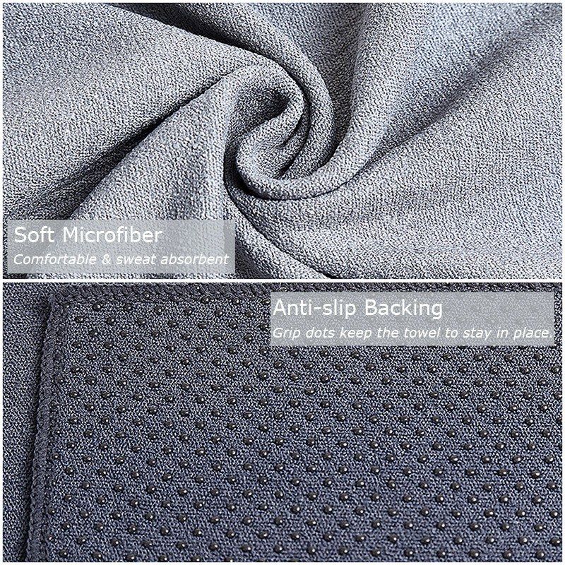 Yoga Towel Nonslip Mat-sized Soft Absorbent Microfiber