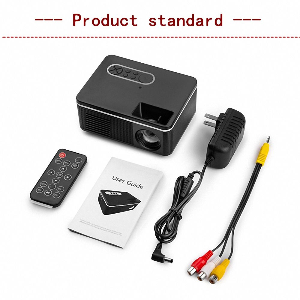 1080P HD Projector Portable Movie Projector Home Projector