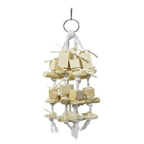 Parrot Bite Toy Bird Toy Cotton Rope Sisal Log Color Big