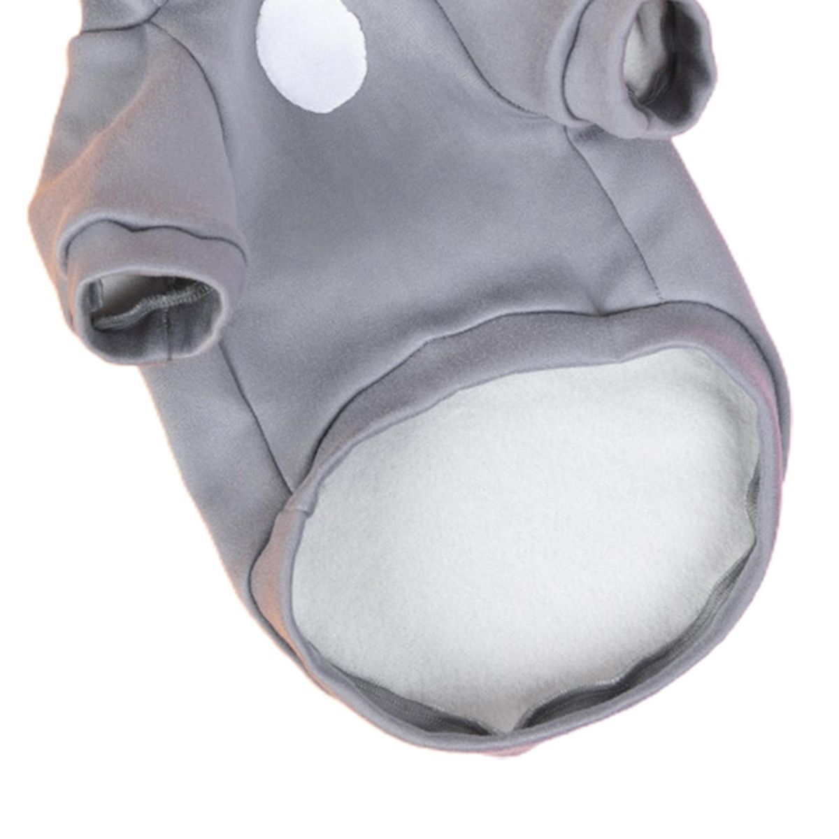 Dog Sweatshirt Bear Ear Cat Dog Hooded Two-legged Pullover Grey