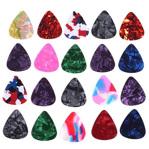 Colorful 20 Guitar Picks