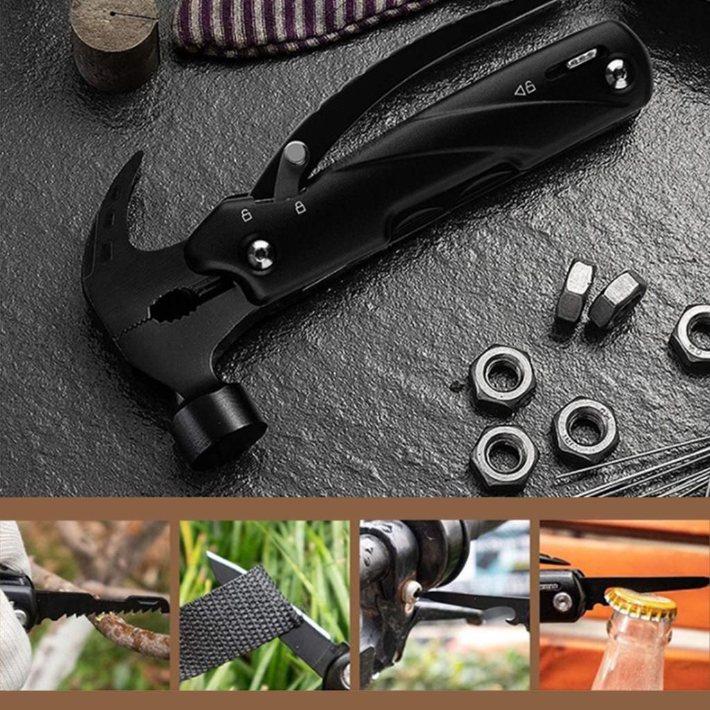 All In One Multitool Hammer Emergency Survival Tools Gadgets For Mens