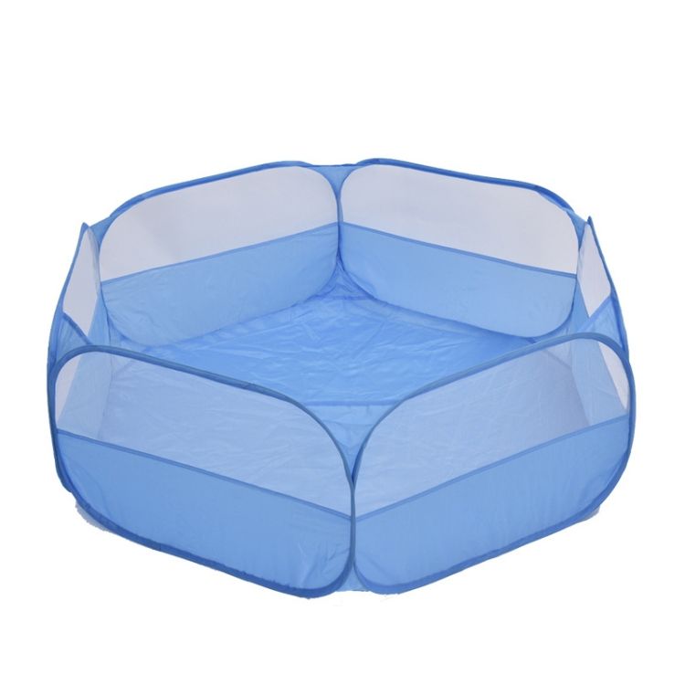 Pet Folded Fence, Specification： With Side Cloth (Blue)