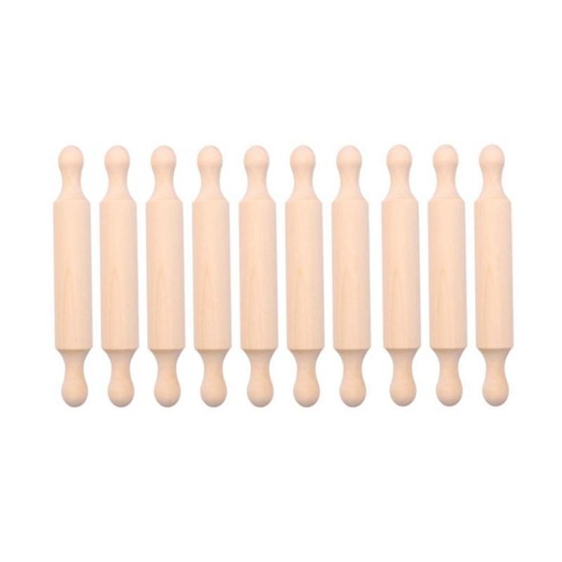 7In Wooden Mini Rolling Pin Long Kitchen Baking S
