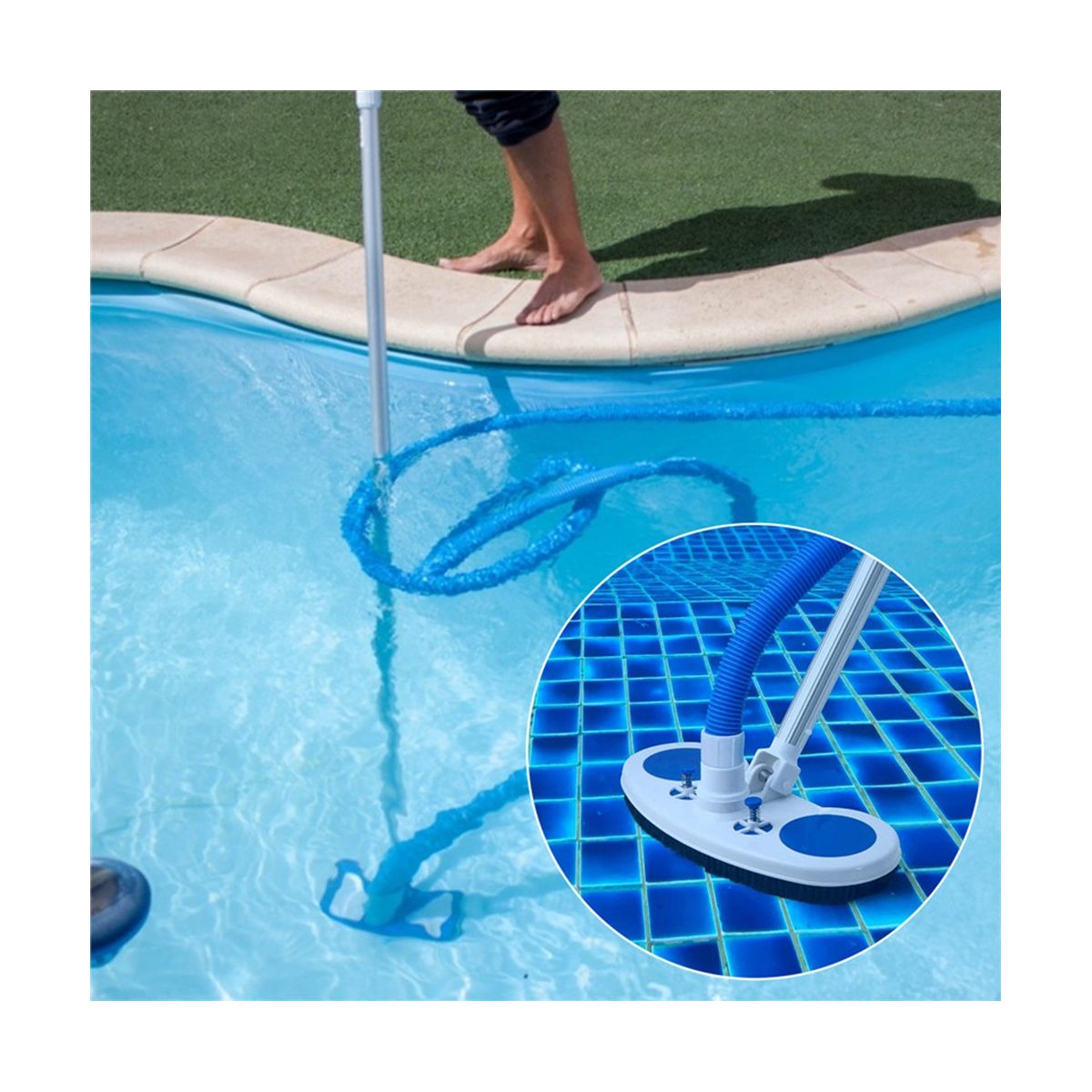 1 Set Jet Swimming Pool Vacuum Cleaner Floating Objects