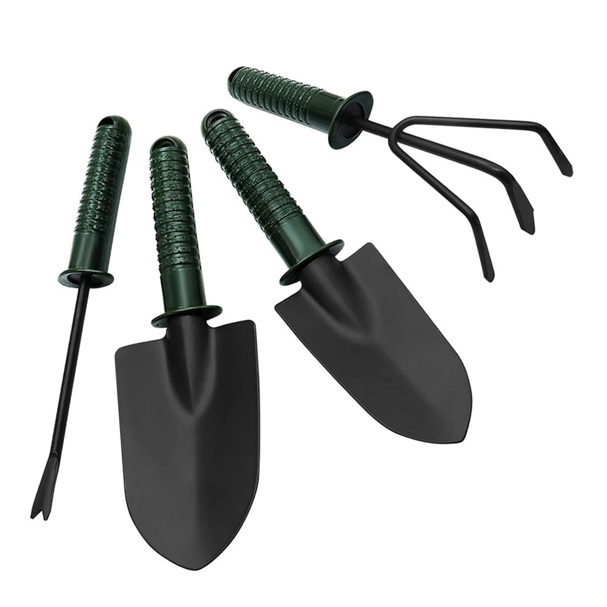 4PcsSet Gardening Tools NarrowWide Shovel Fork Rake Garden Manual Tools Kit