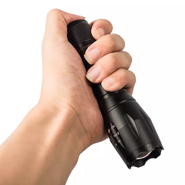 Security Tactical Rechargeable LED Flashlight - Waterproof