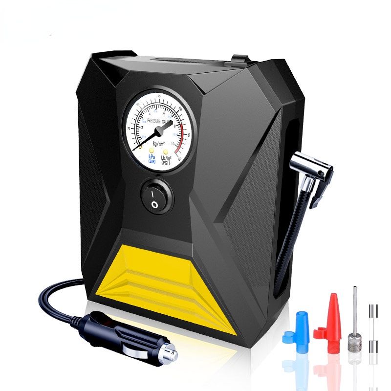 Digital/Pointer Car Tire Inflator Electric Tire Inflator Portable Emergency Air Compressor Pump With LED Light Car Inflator Pump