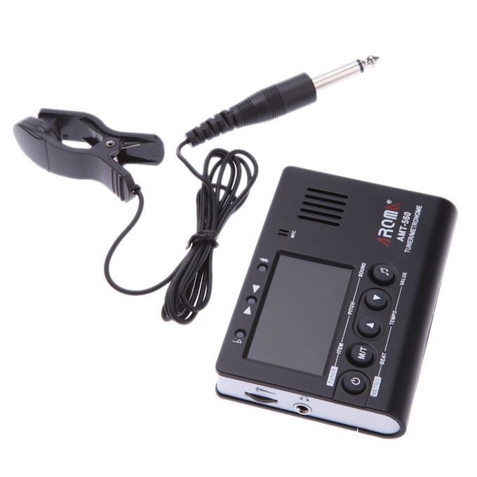 Aroma AMT-560 Electric Tuner & Metronome Built-in Mic