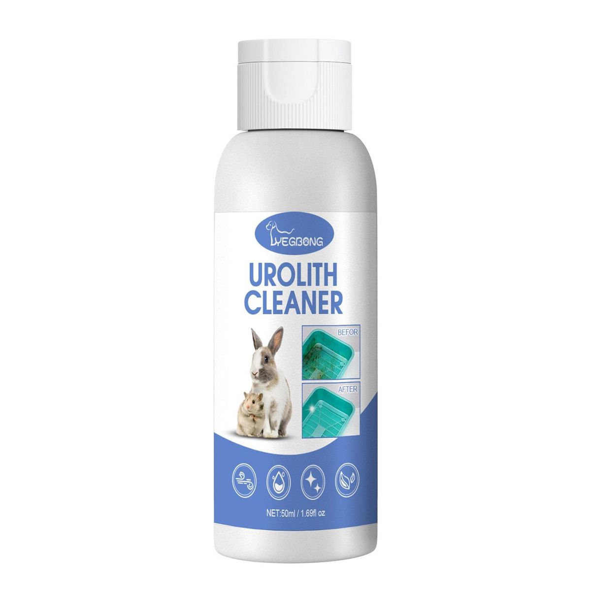 1 Bottle Bedpan Toilet Cleaner Pet Urolith Deodorization Cleaner