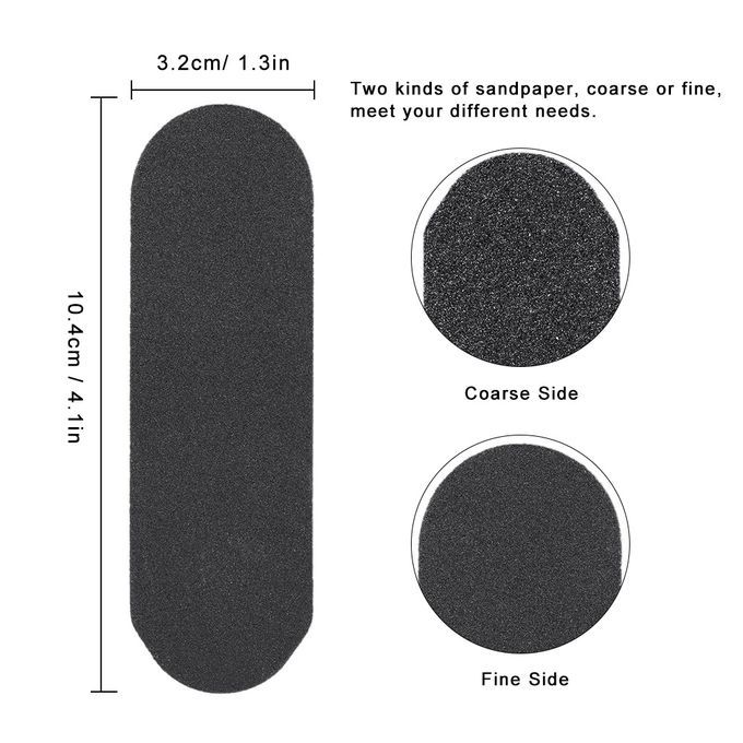 10pcs Sandpapers Coarse Fine Sandpapers Replacement