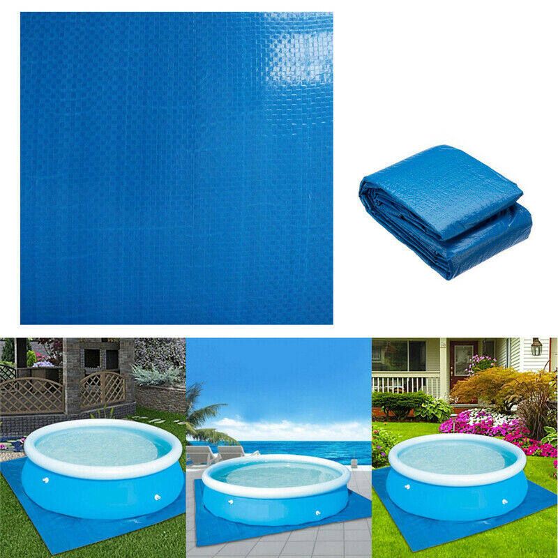 PE Fabric Swimming Pool Rectangular Mat Cover UV-resistant Waterproof Dustproof Durable Anti Dust Rainproof Ground Cloth Garden Home Outdoor,2x3M/2x4M 2Mx4M