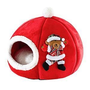 Christmas Socks Pet Cat Hamster Cage Nest Guinea Pig House Chinchillas Squirrel Bed Christmas Reindeer Sponge Pet Nest