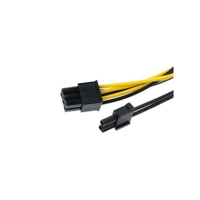 Dual SATA To PCI-E Power Cable 15Pin SATA To 8 Pin / 6 Pin Video Card Power Wire