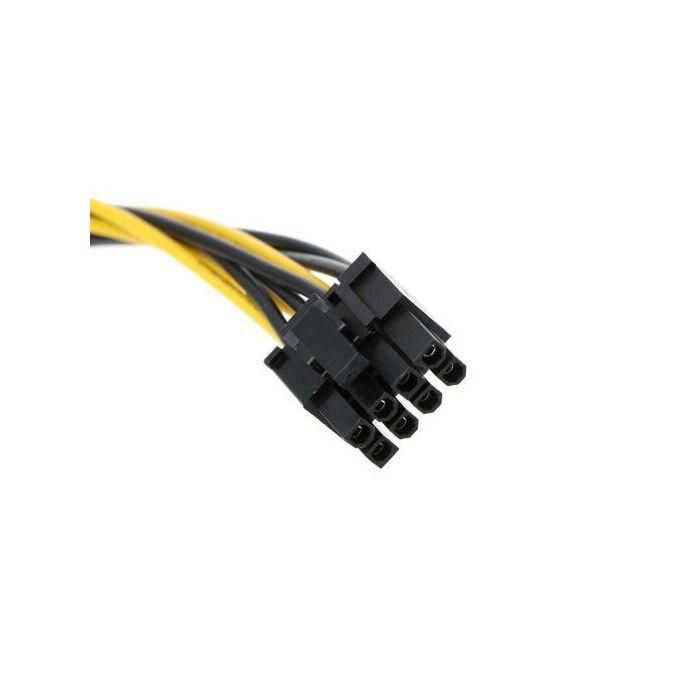 Dual SATA To PCI-E Power Cable 15Pin SATA To 8 Pin / 6 Pin Video Card Power Wire
