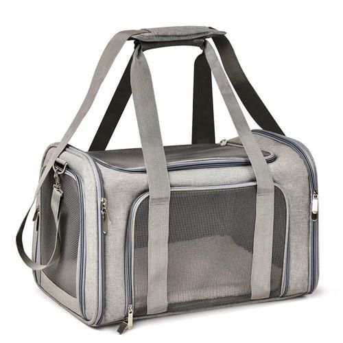 Pet Travel Cat Carriers For Small Medium Cats Dogs  Dog Carrier Bag Soft Sided Collapsible Portable Crates With Breathable Mesh